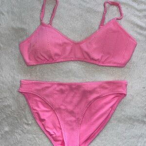 Aerie Vibrant Pink Bikini Bottom